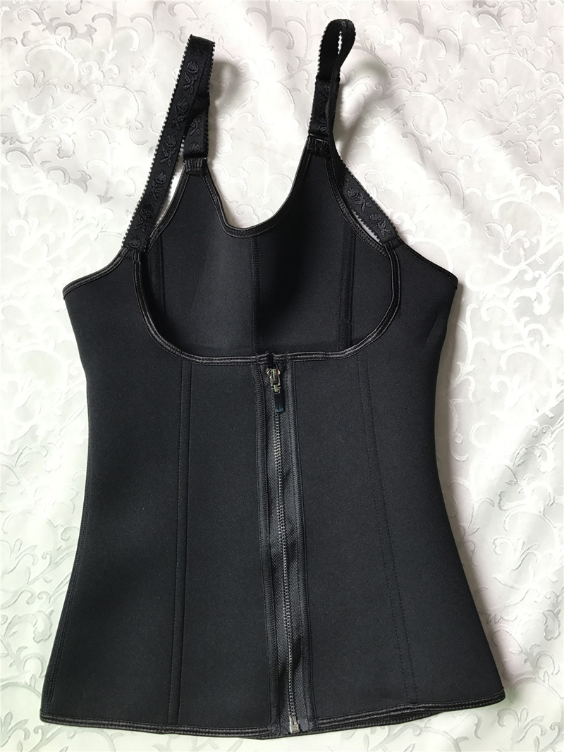 F3241-1 Black Neoprene Waist Training Corset